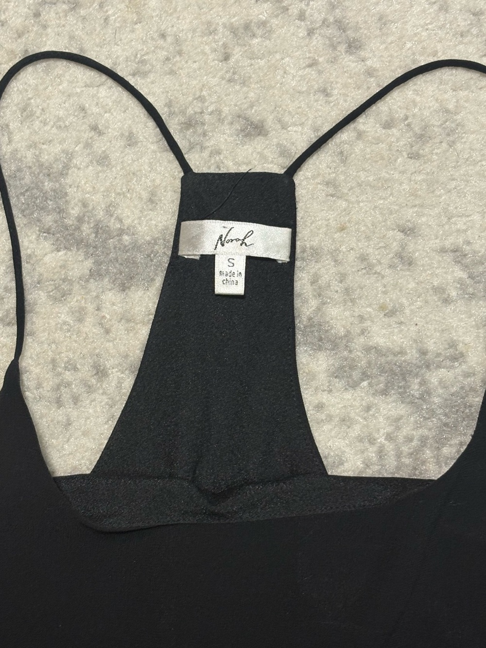Black Racerback Mini Dress - Picture 2 of 3